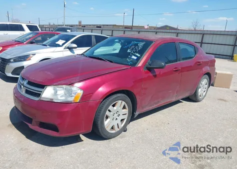 2014 Dodge Avenger Se z USA, uszkodzony, nr VIN 1C3CDZAB5EN232646